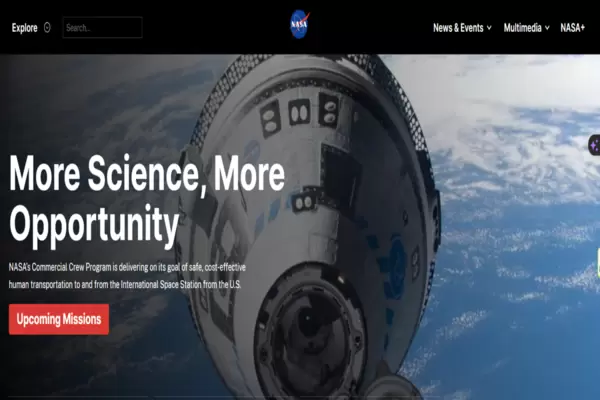 WordPress website for NASA